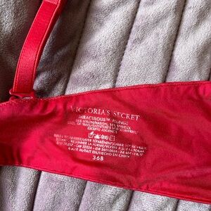 Victoria’s Secret bras. Both are 36b padded/push up